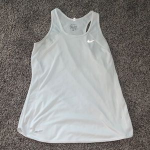 White Nike tennis tank top